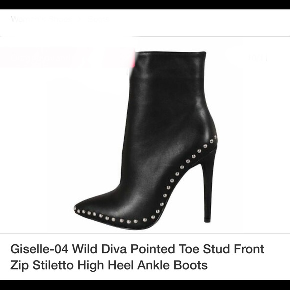 Wild Diva Shoes - 🔥WILD DIVA STUDDED ANKLE BOOTS 👢 NEW IN THE BOX